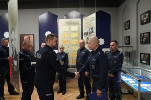 Wręczanie nagród dla zwycięzców  konkursu dyżurnych